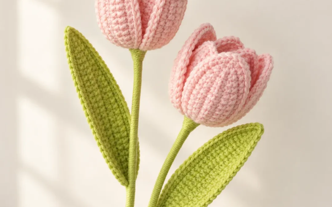 Crochet Tulip Flower Step By Step – Free Easy Pattern