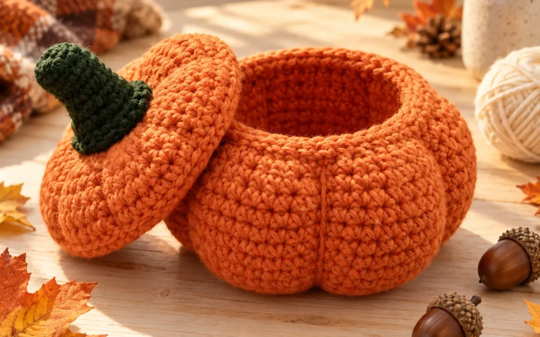 Crochet Pumpkin Pots – Free Fall & Halloween Crochet Pattern