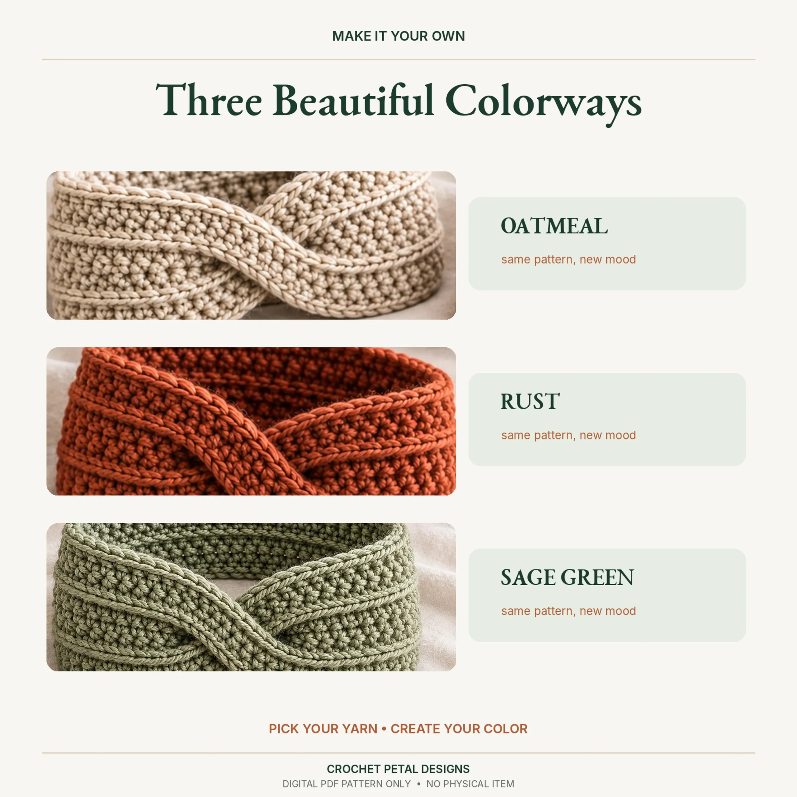 Crochet Ear Warmer Pattern — project details