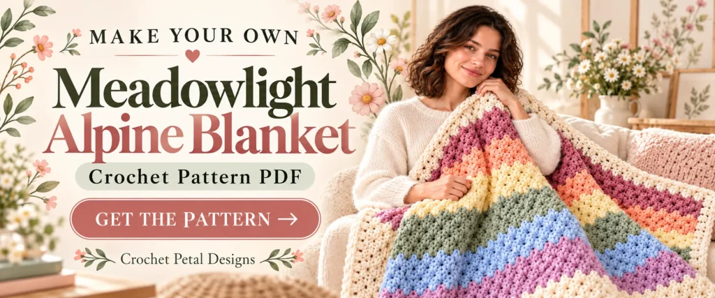 MAKE YOUR OWN MEADOWLIGHT ALPINE BLANKET Banner