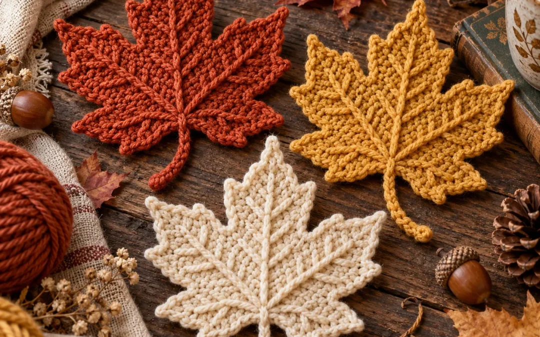 Crochet Maple Leaf Pattern – Easy Fall Appliqué Tutorial