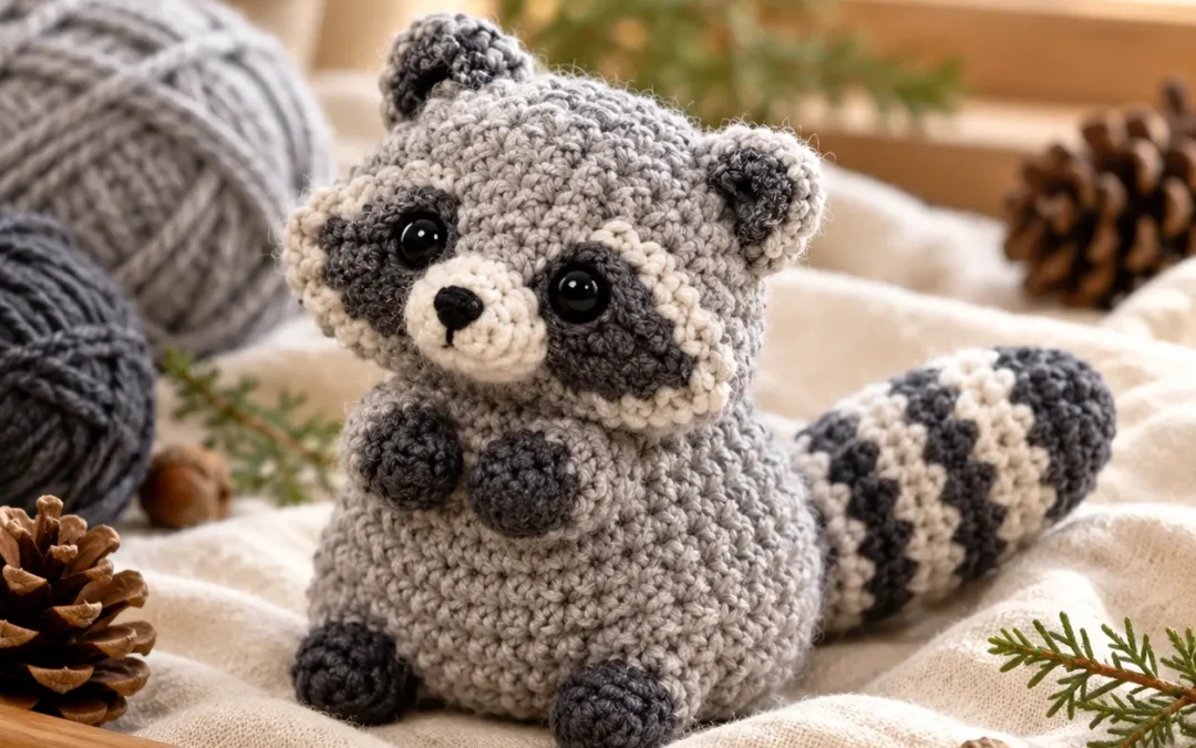 Raccoon Amigurumi Crochet Pattern – Cute Woodland Crochet Toy