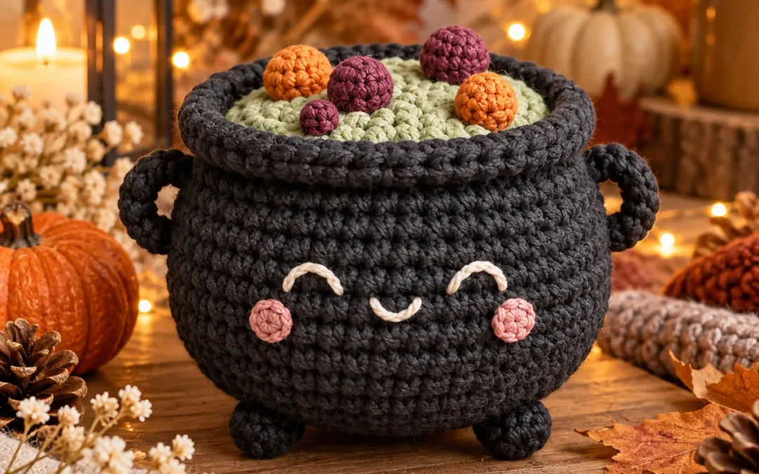 Crochet Halloween Cauldron Amigurumi – Cute & Easy Spooky Crochet Project