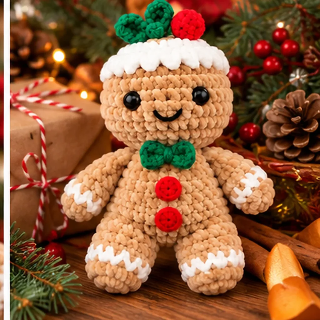 FINISHED GINGERBREAD CHRISTMAS GIFT STYLING