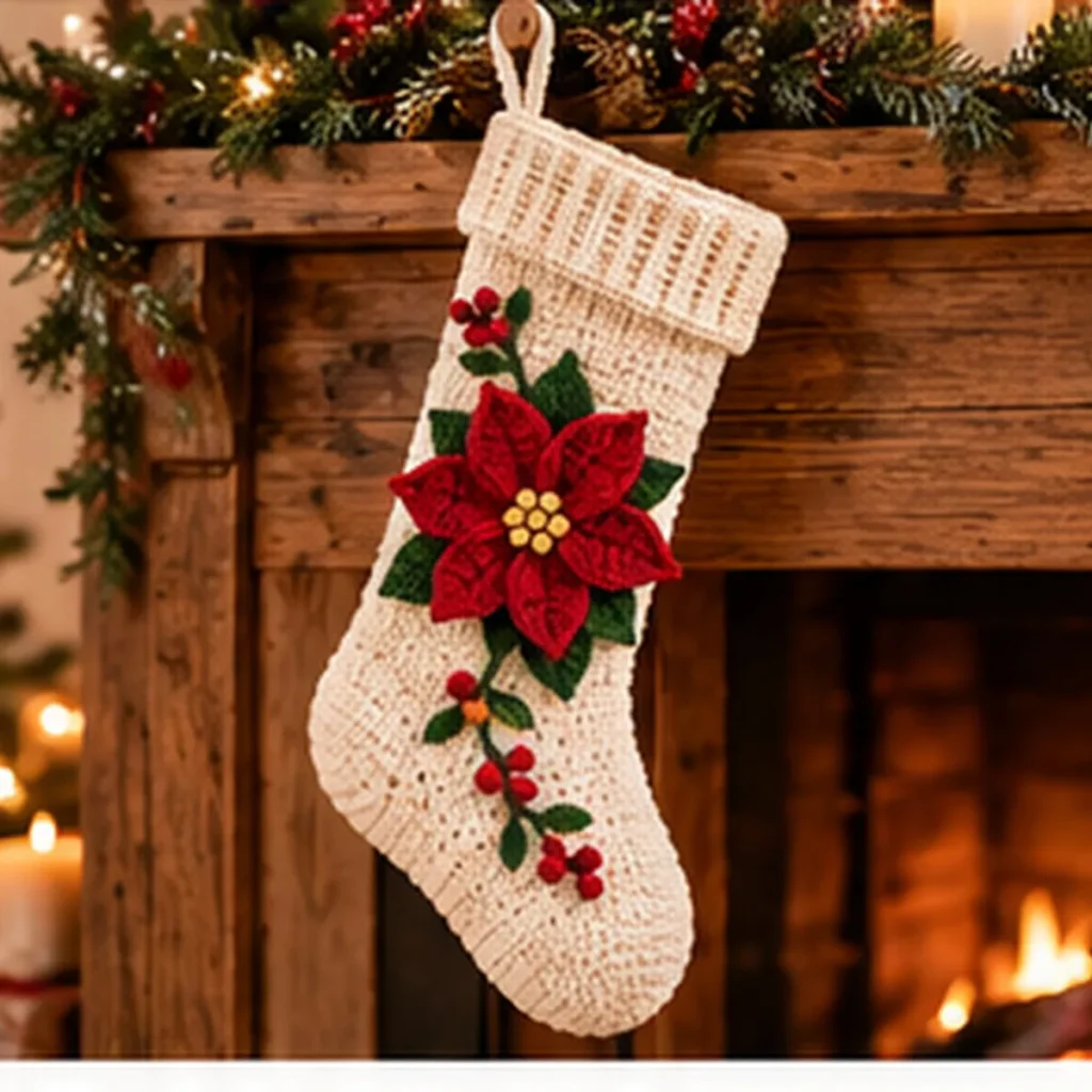 FINISHED CHRISTMAS STOCKING