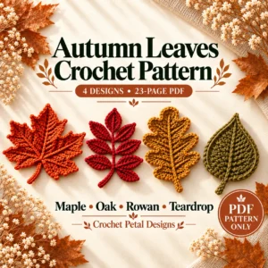 Autumn Leaves Crochet Pattern Bundle PDF — featured project image