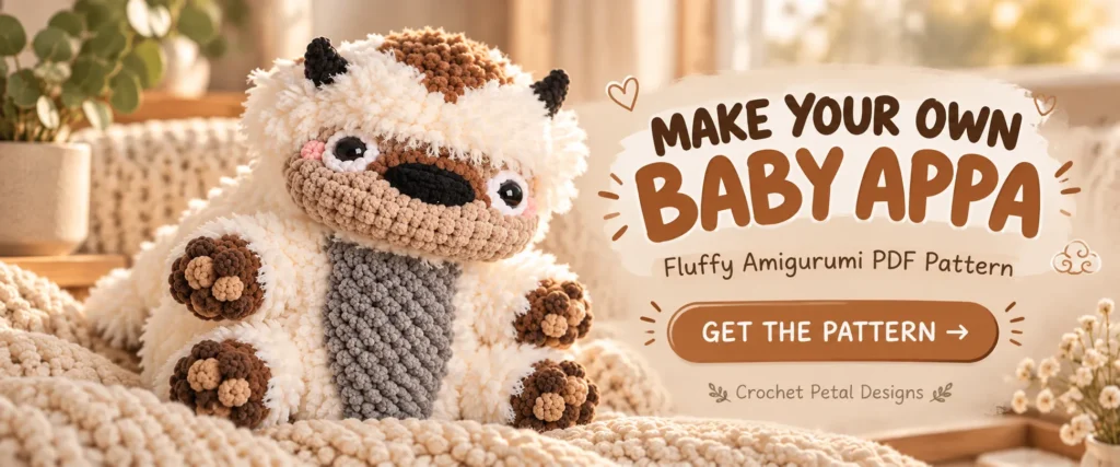 Baby Appa Crochet Pattern - banner