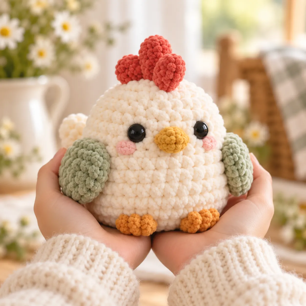 Clover Cottage Chicken Crochet Pattern PDF — featured project image