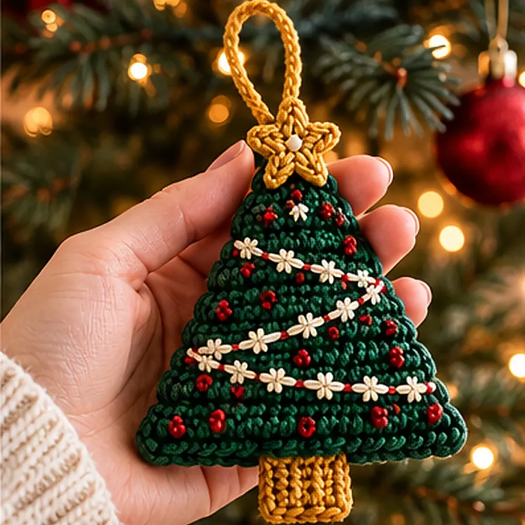 Handmade Christmas tree ornament