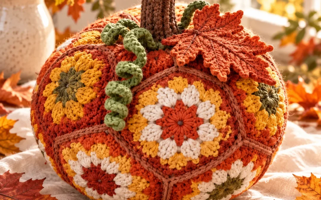 Fallburst Crochet Pumpkin: Colorful Motifs for a Cozy Autumn Home