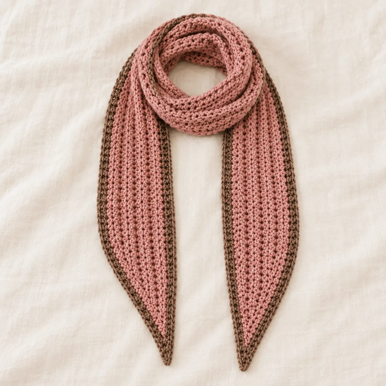 Sophie Scarf Crochet Pattern — The finished scarf