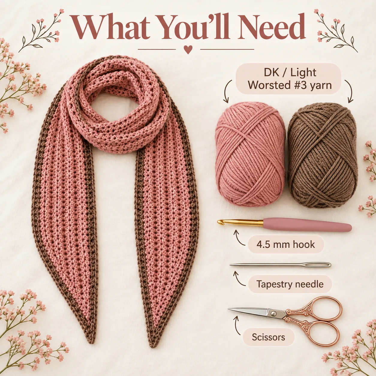 Sophie Scarf Crochet Pattern — project details
