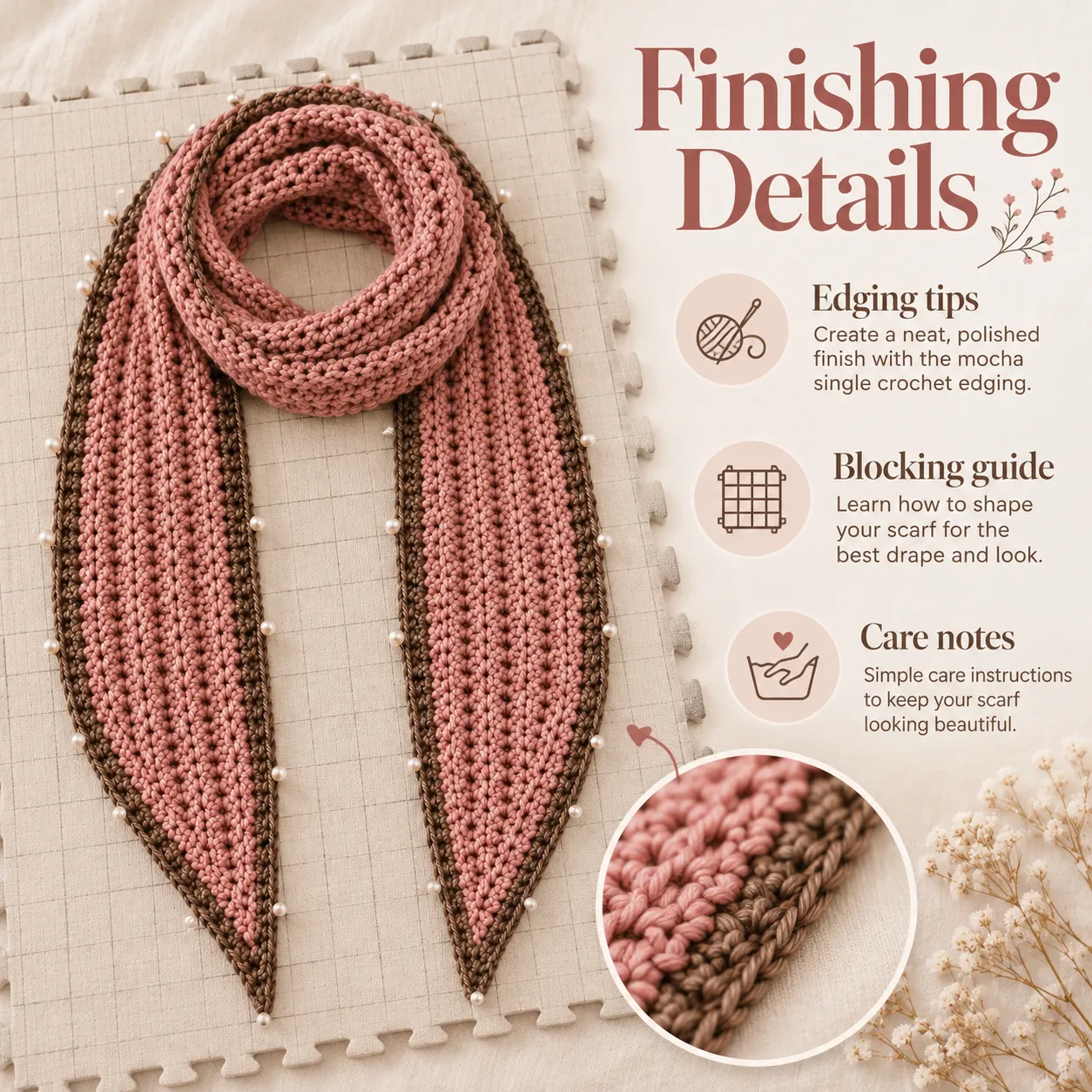 Sophie Scarf Crochet Pattern — project details